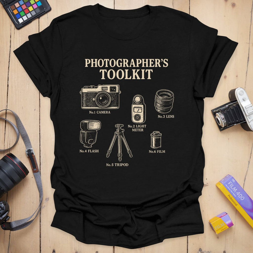 T-Shirt With Photographer’s Toolkit Graphic