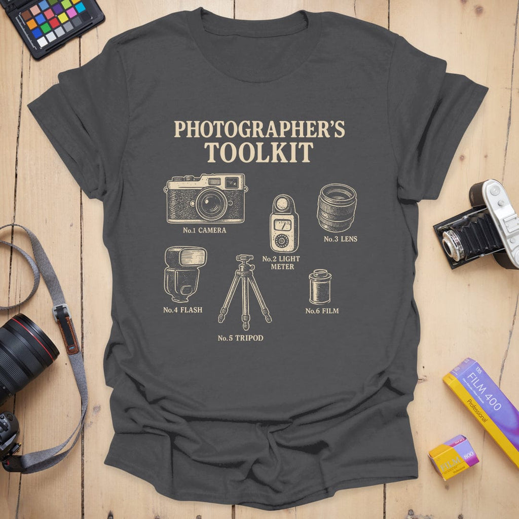 T-Shirt With Photographer’s Toolkit Graphic
