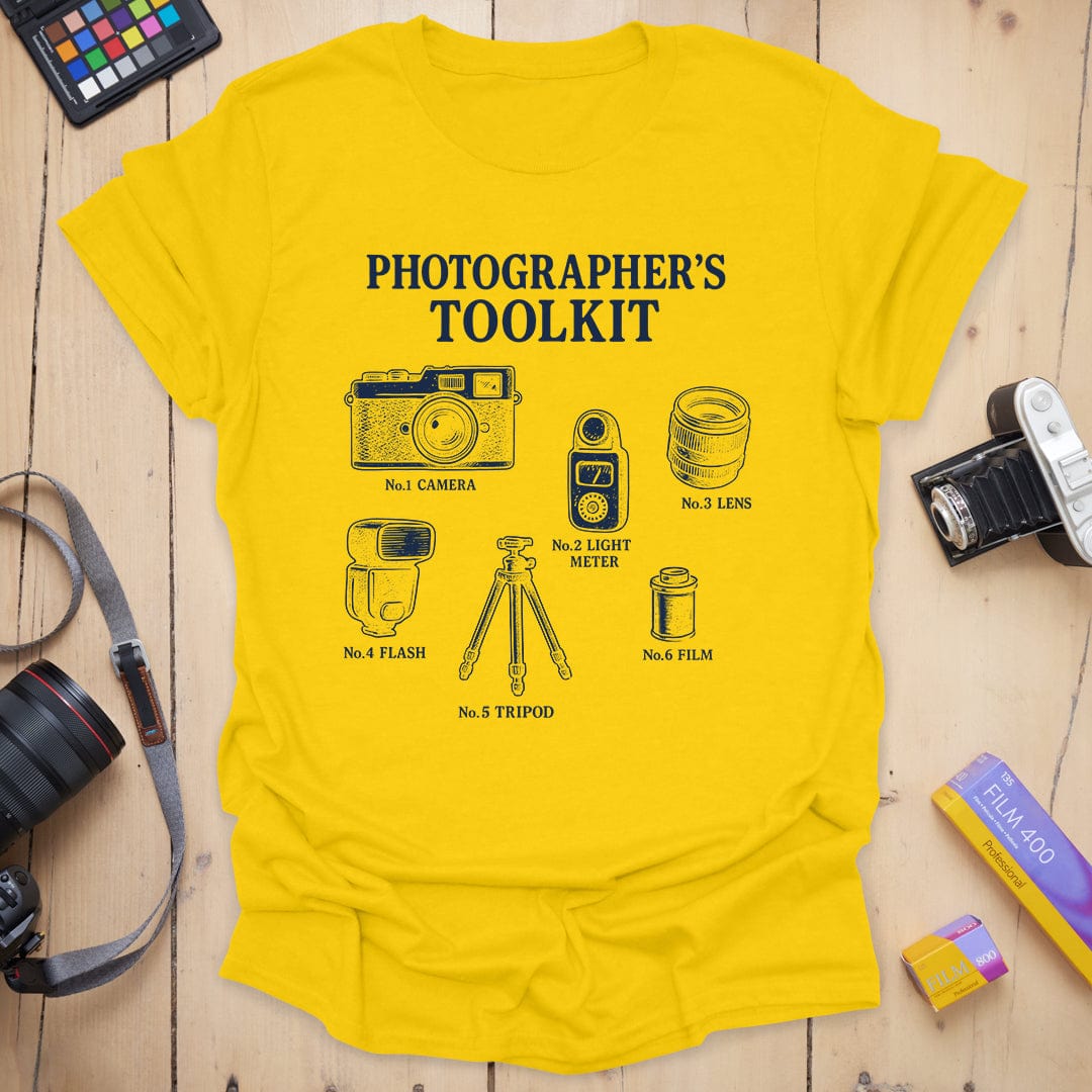 T-Shirt With Photographer’s Toolkit Graphic