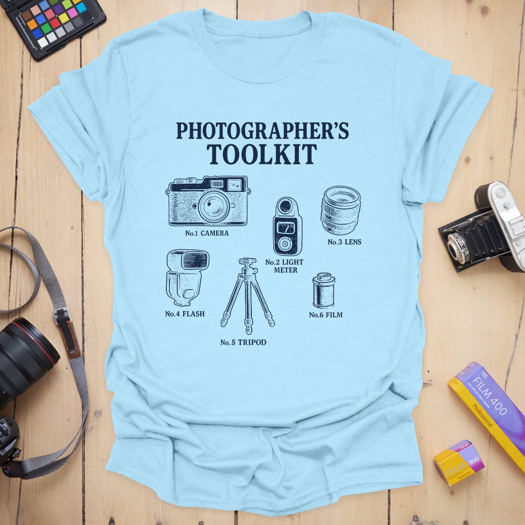 T-Shirt With Photographer’s Toolkit Graphic