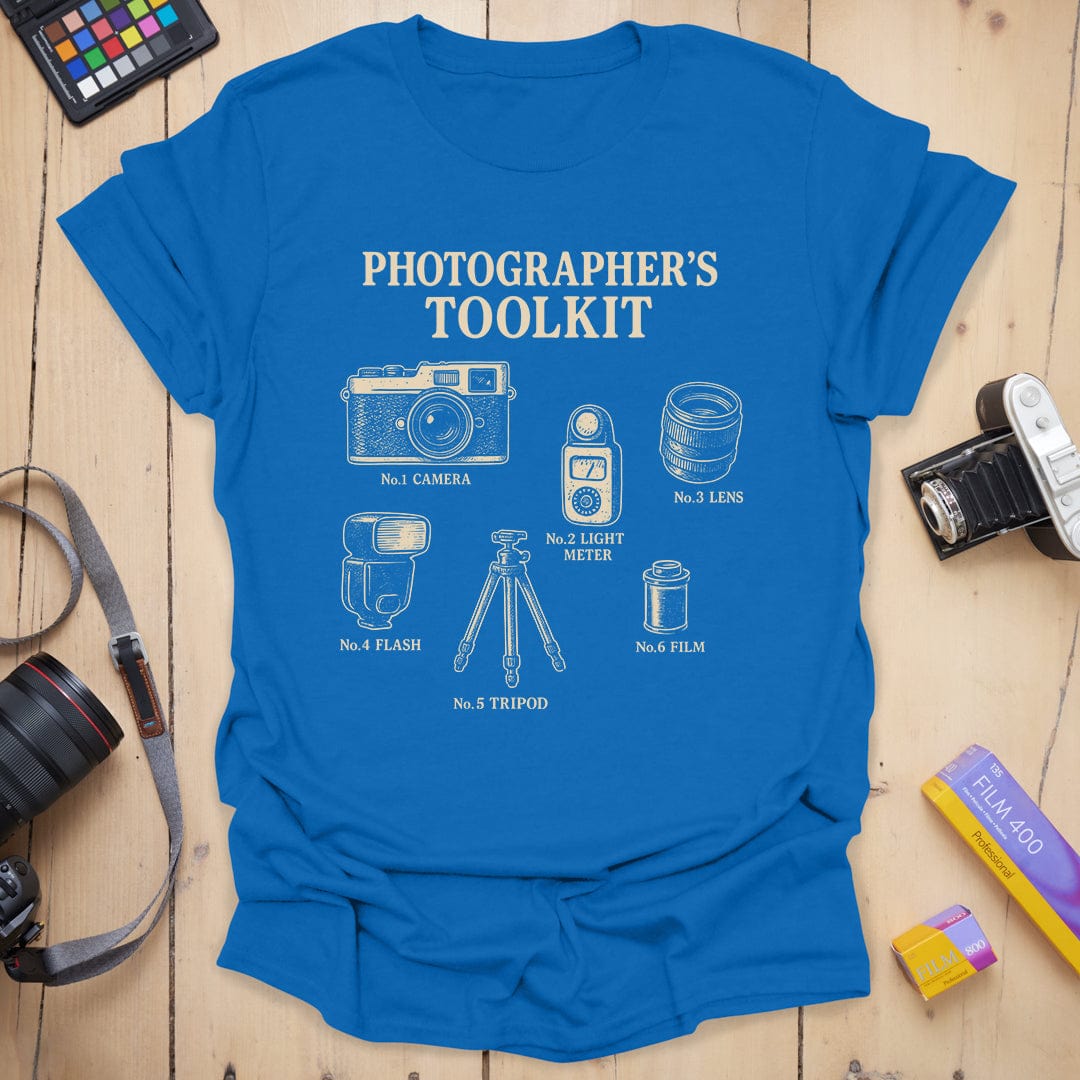 T-Shirt With Photographer’s Toolkit Graphic