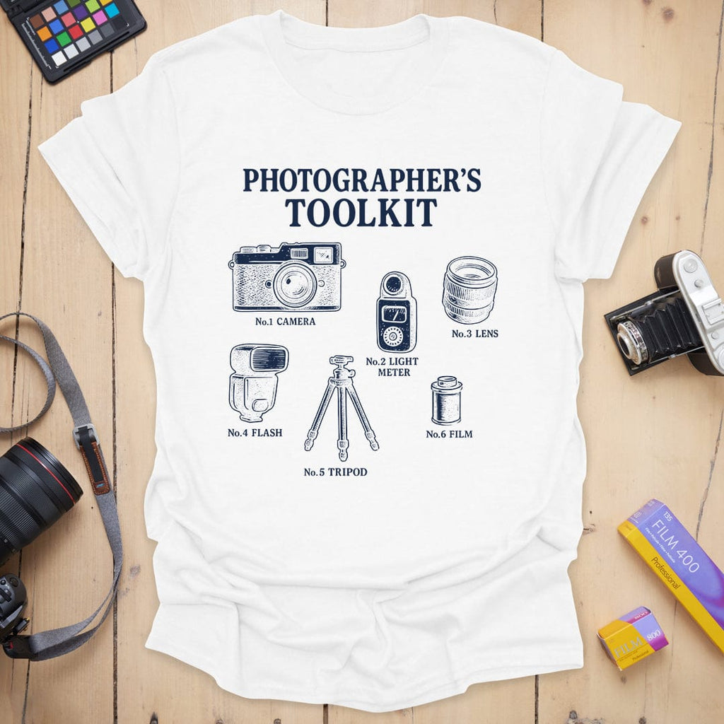 T-Shirt With Photographer’s Toolkit Graphic