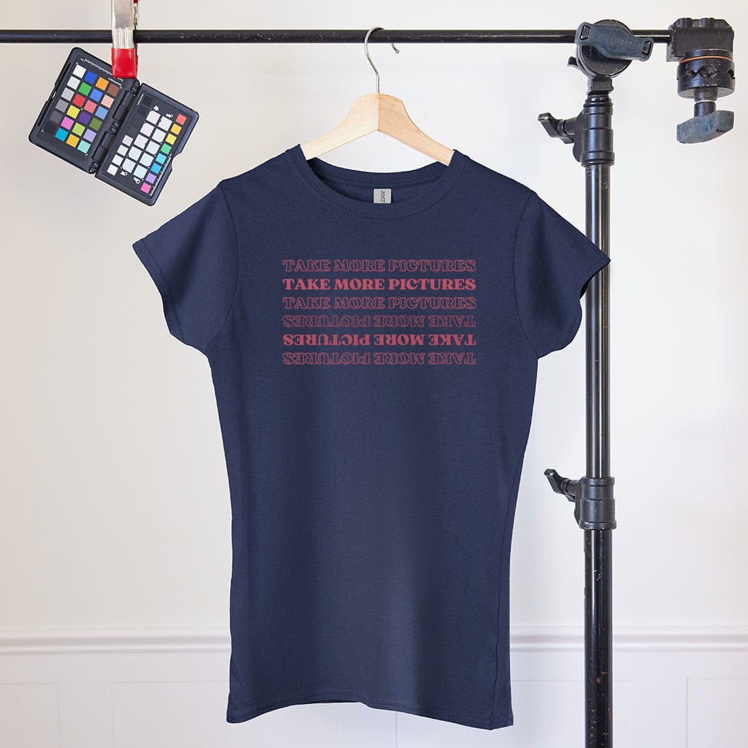 Women's T-Shirt With Take More Pictures Design