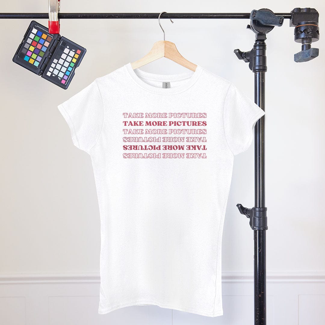 Women's T-Shirt With Take More Pictures Design