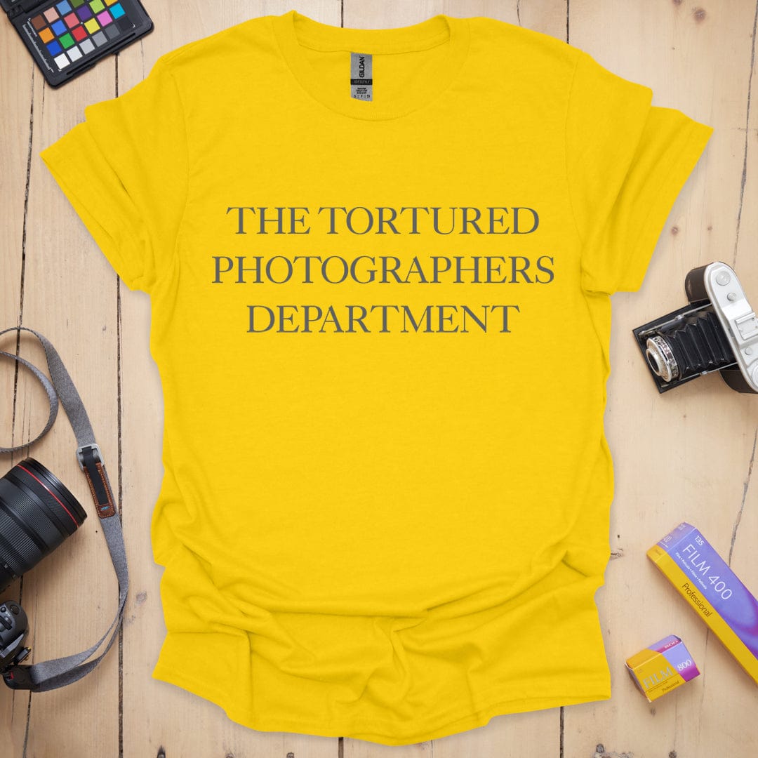 T-Shirt With Tortured Photographers Album-Inspired Graphic