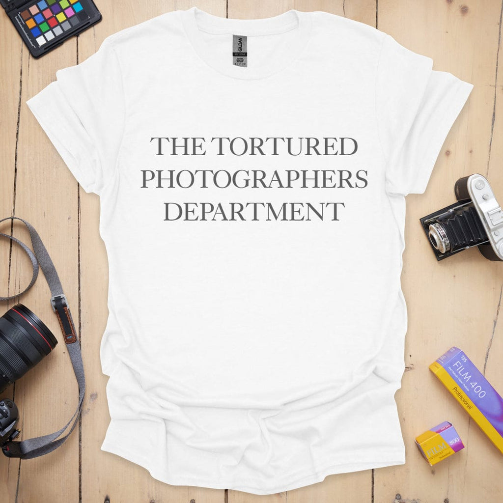 T-Shirt With Tortured Photographers Album-Inspired Graphic
