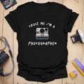 T-Shirt With Retro Camera Graphic and Photographer Humor