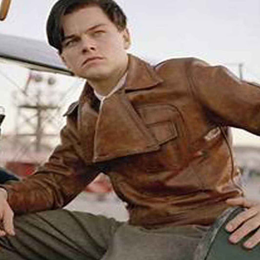 The Aviator Howard Hughes Leather Jacket