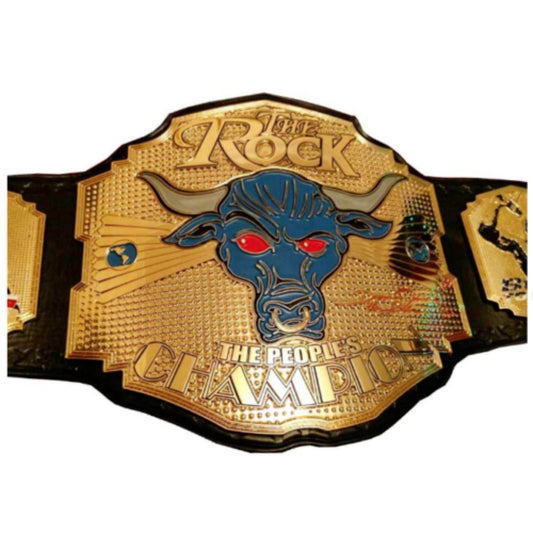 The Rock Brahma Peoples Champion Replica Title Belt