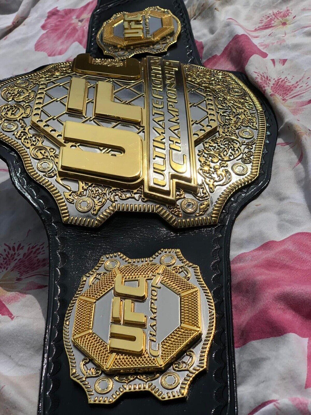 Championship Belt Triple Stack CNC Machined Replica