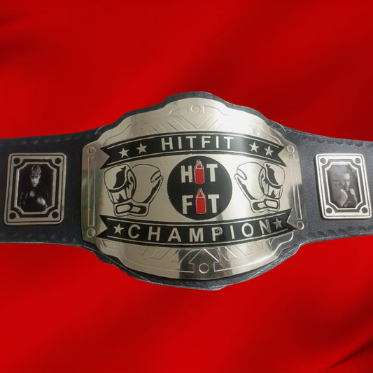 HITFIT Boxing Glove Logo Championship Wrestling Belt