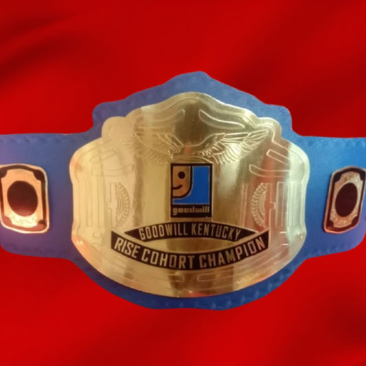 Custom Name and Goodwill Logo Wrestling Championship Belt