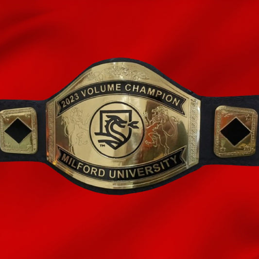 Custom Name and Dragon Logo Wrestling Championship Belt
