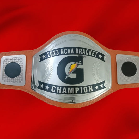 Custom Name and G Spark Logo Wrestling Championship Belt
