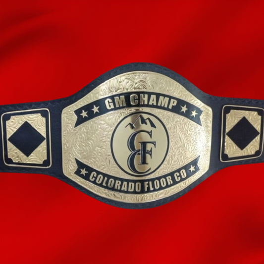Custom CFC Logo Wrestling Championship Belt