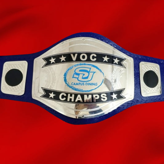 Custom Name and SU Campus Dining Logo Wrestling Championship Belt