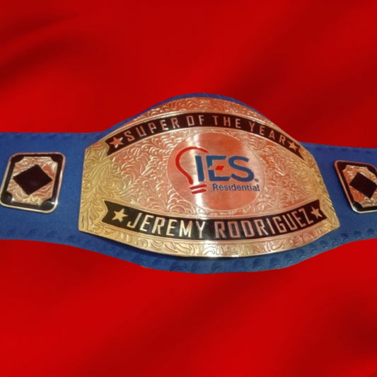 Custom Name And Bulb IES Residential Logo Championship Belt