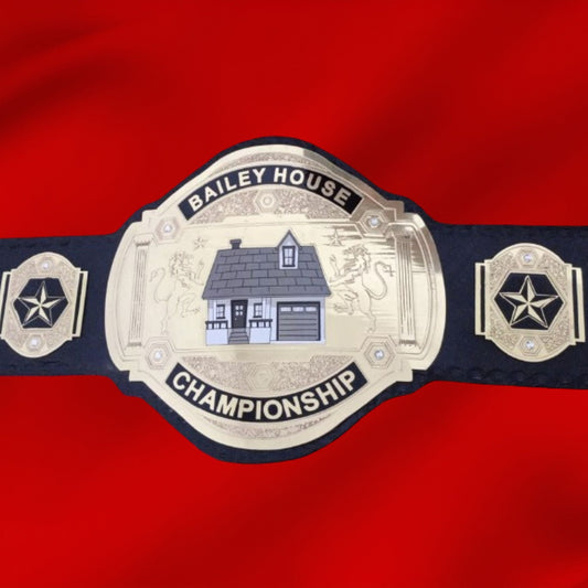 Custom Name and House Logo Wrestling Championship Belt