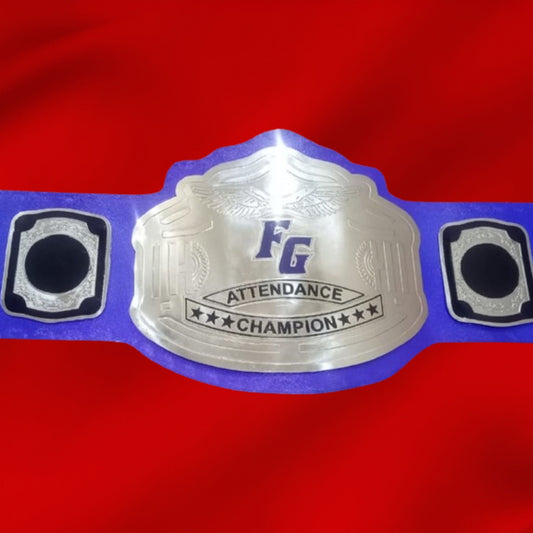 Custom Name and FG Logo For Organization Wrestling Championship Belt