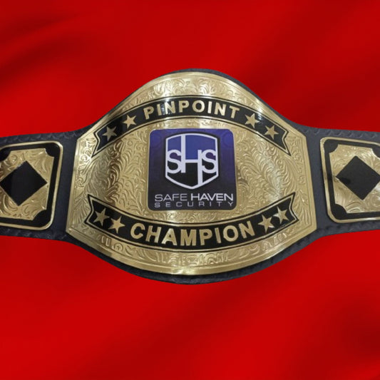 Custom Name and SHS Logo Wrestling Championship Belt