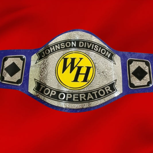 Custom Name and WH Logo Wrestling Championship Belt