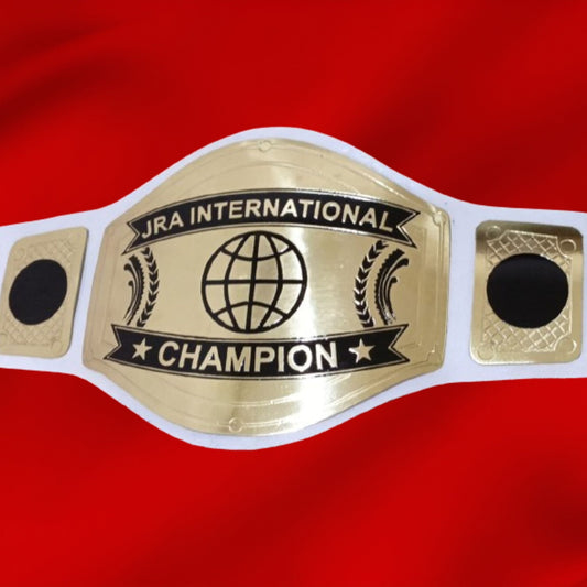 Custom Name and World Logo Wrestling Championship Belt