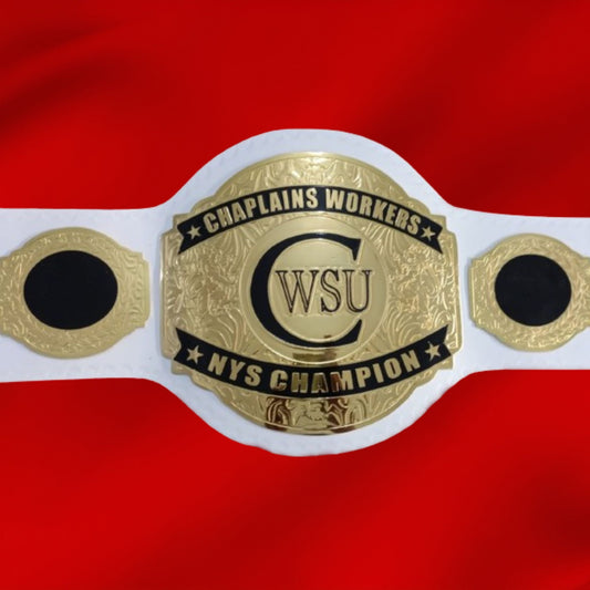 Custom Name and CWSU Logo Wrestling Championship Belt