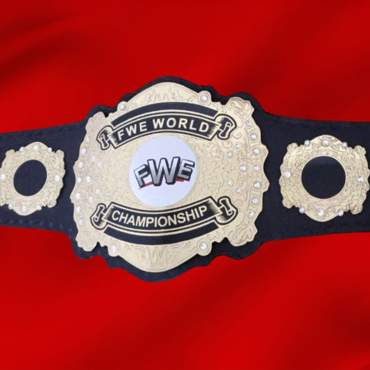 Custom Name and FWE Logo Wrestling Championship Belt