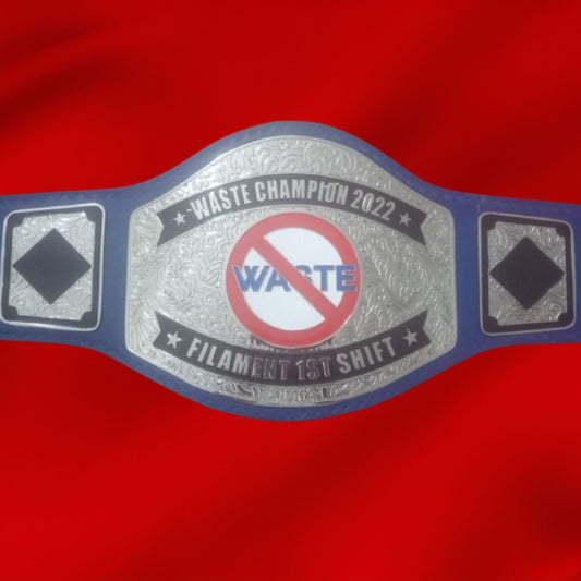 Custom Name and No Waste Band Logo Wrestling Championship Belt