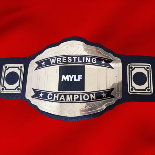 Custom MYLF Logo Wrestling Championship Belt