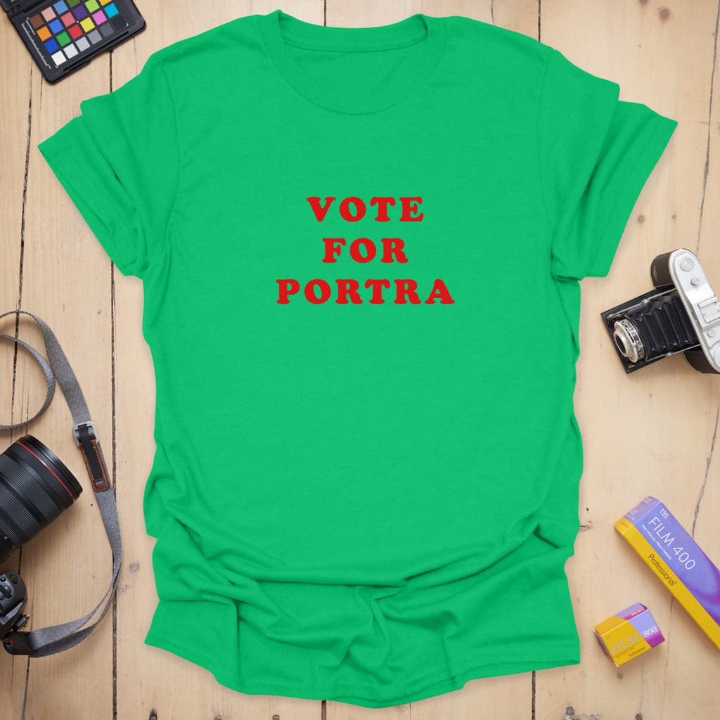 T-Shirt With Portra Film Stock Vote Graphic