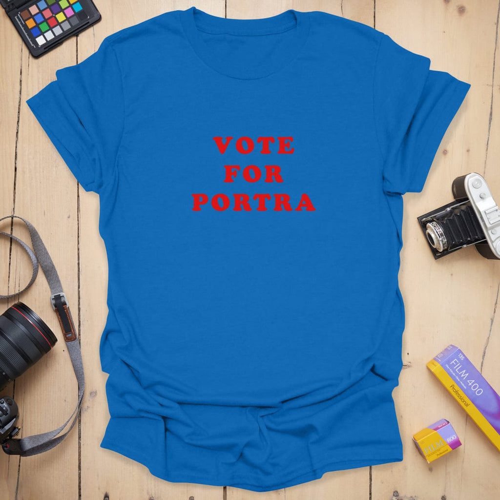T-Shirt With Portra Film Stock Vote Graphic