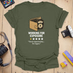 T-Shirt With Working For Exposure Creative Humor