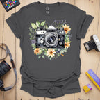 T-Shirt With Love Floral Photography Design