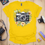 T-Shirt With Love Floral Photography Design