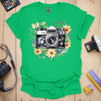 T-Shirt With Love Floral Photography Design