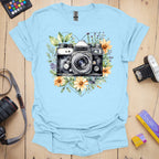 T-Shirt With Love Floral Photography Design