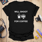 T-Shirt With Coffee Photography Humor