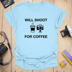 T-Shirt With Coffee Photography Humor