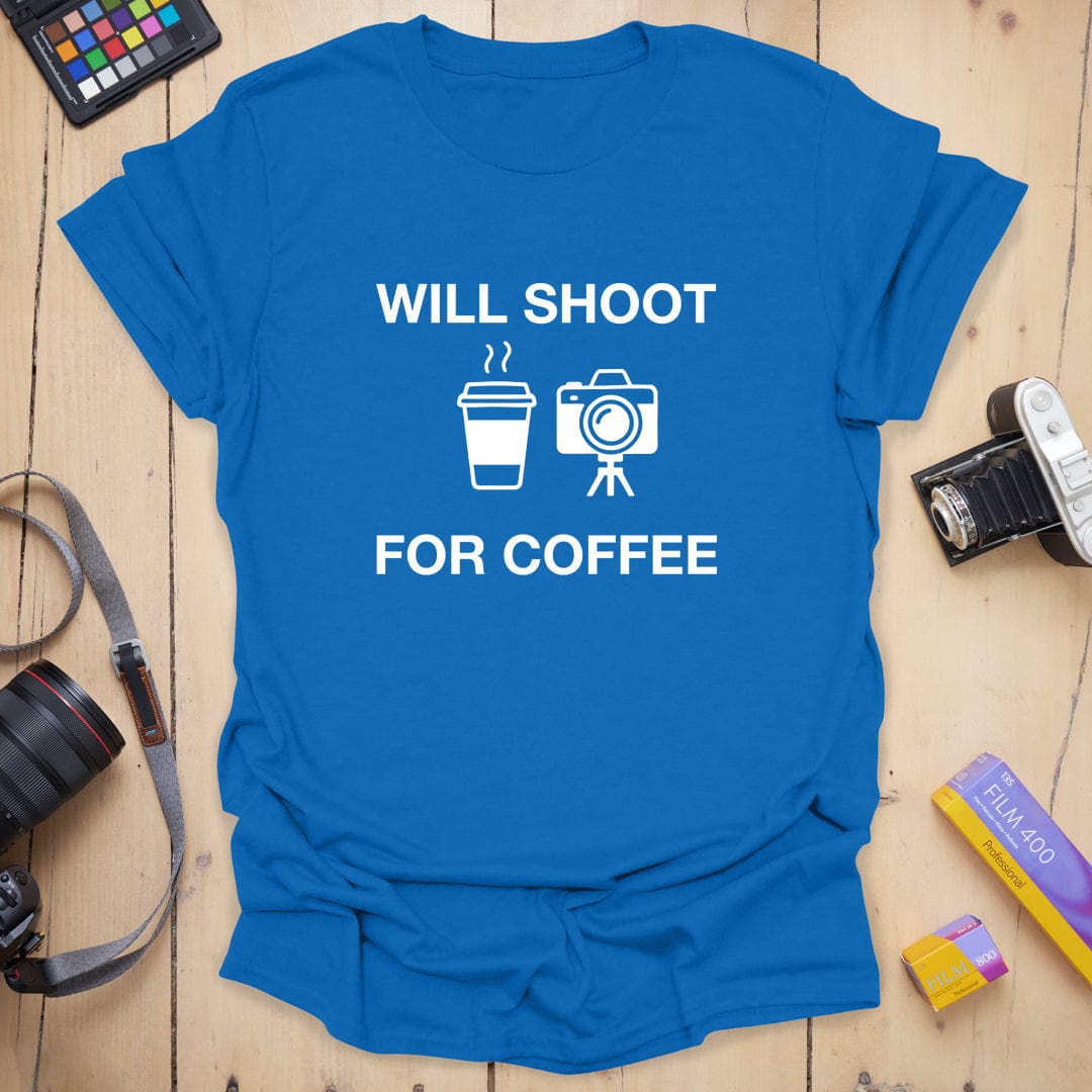 T-Shirt With Coffee Photography Humor