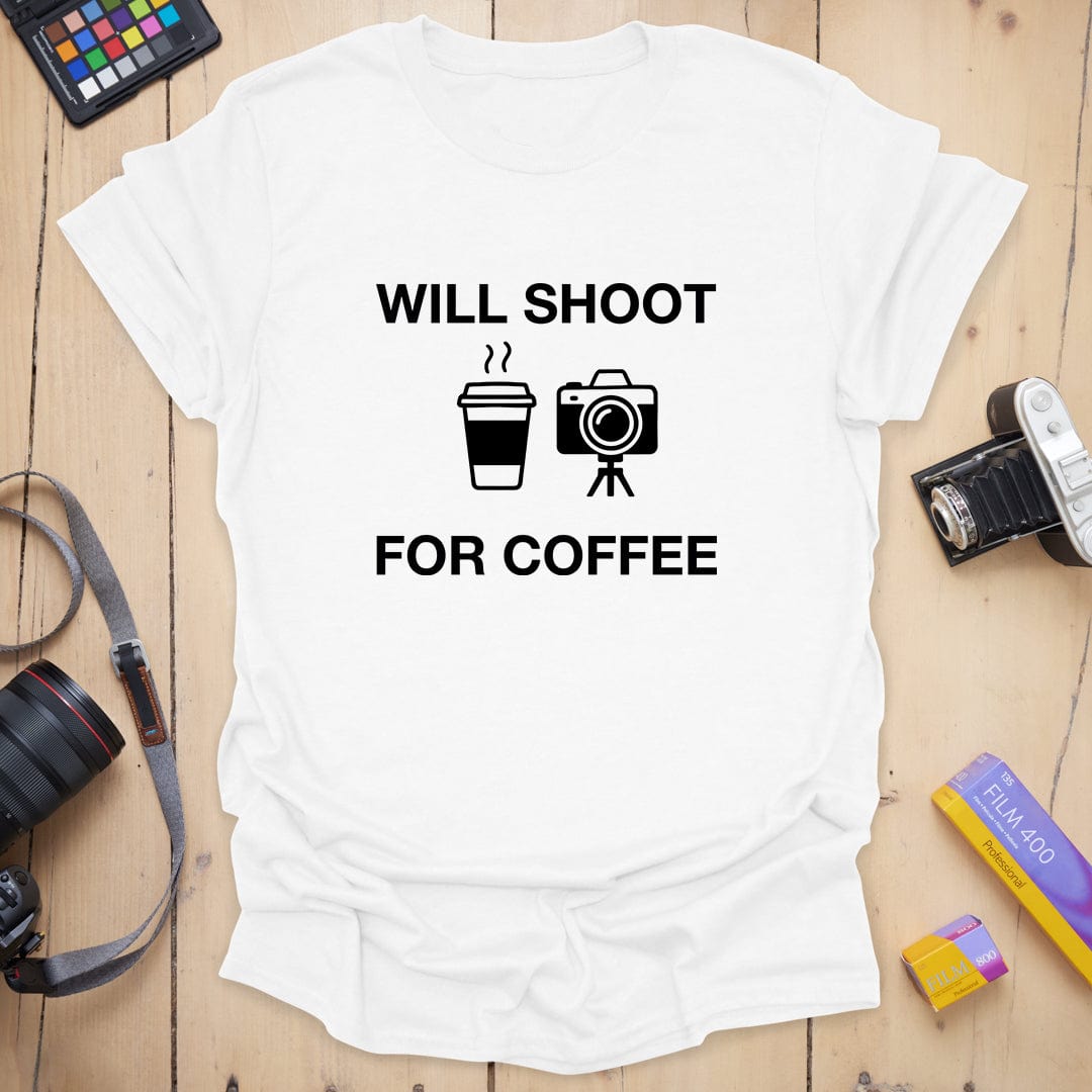 T-Shirt With Coffee Photography Humor