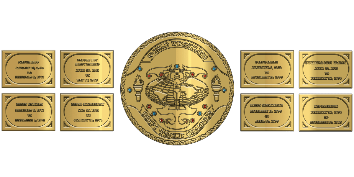 Custom Championship Belt With Personalized Design