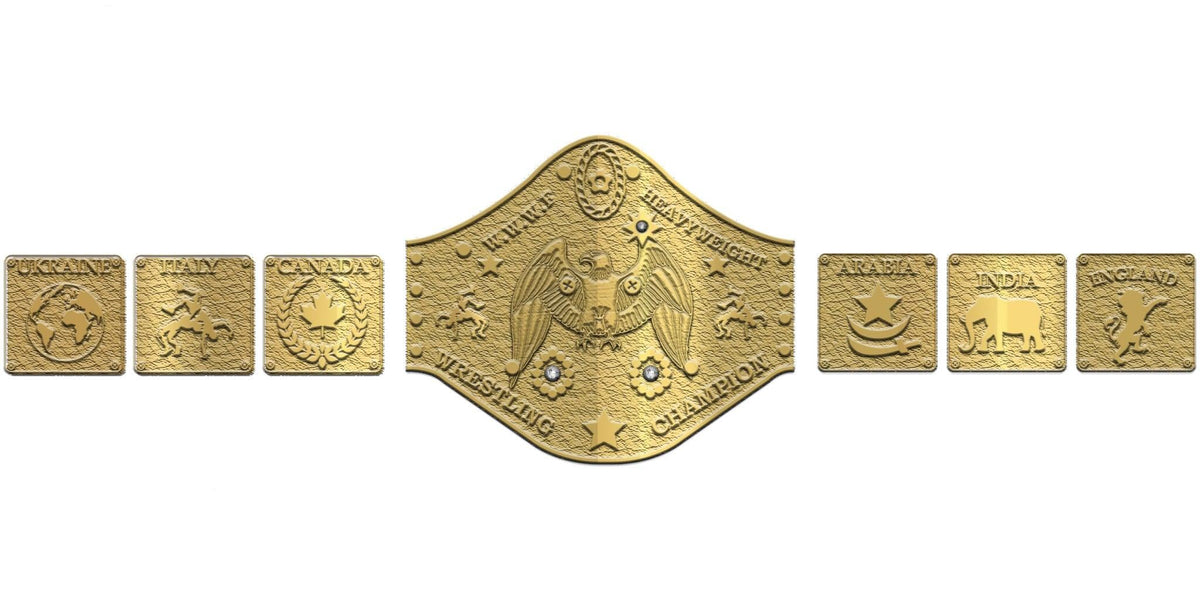 Custom Championship Belt With ZBCB-16 Design