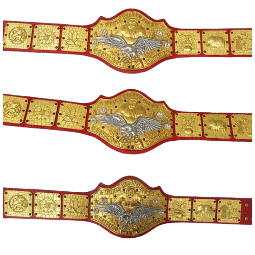 IWA Superstar World Heavyweight Wrestling Champion belt