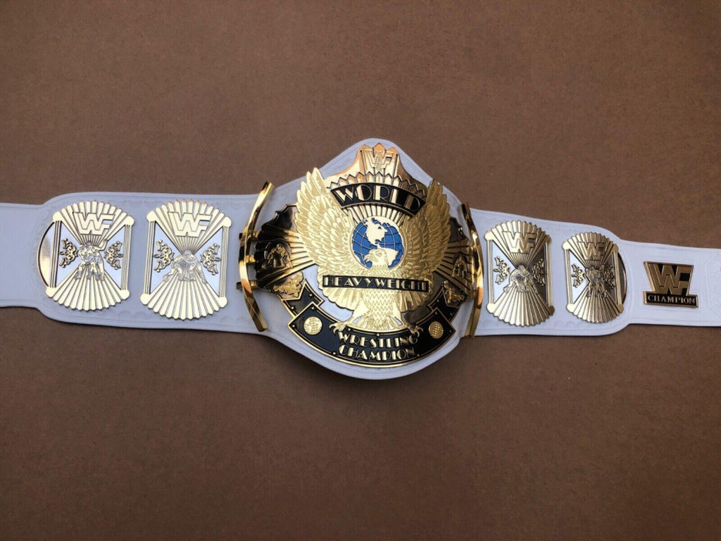 Championship Belt White Winged Eagle Dual Plated CNC