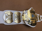Championship Belt White Winged Eagle Dual Plated CNC