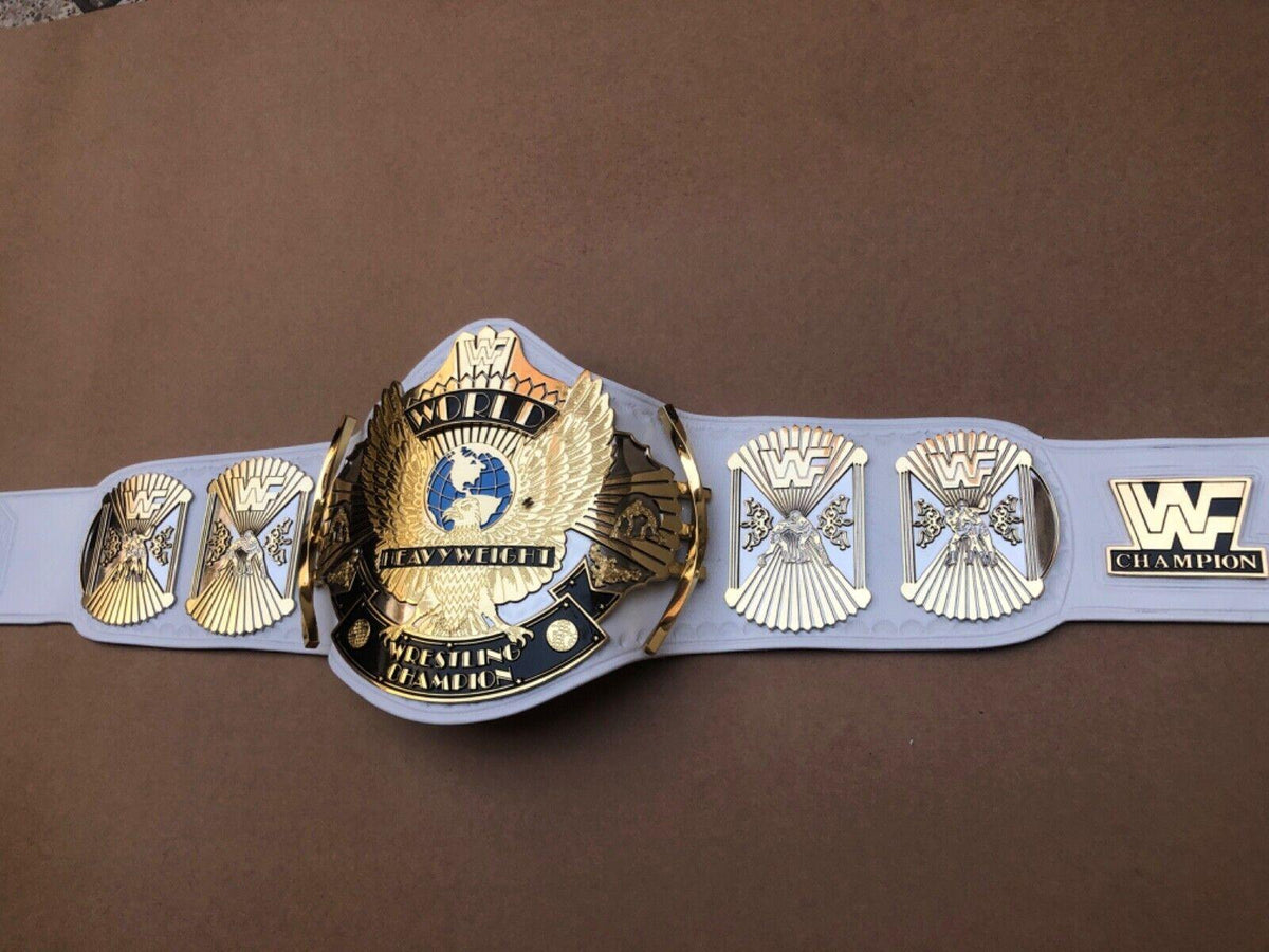 Championship Belt White Winged Eagle Dual Plated CNC