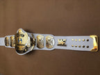 Championship Belt White Winged Eagle Dual Plated CNC