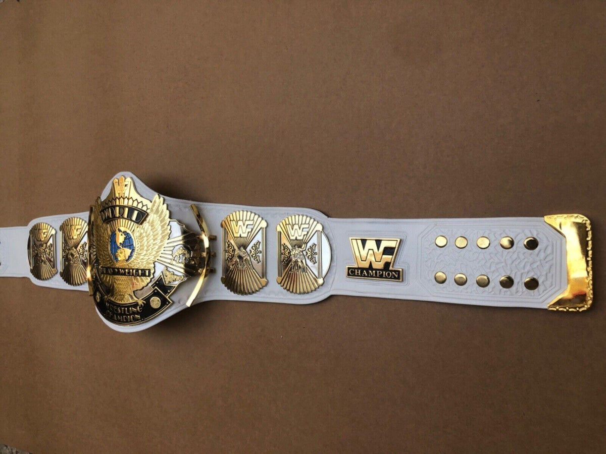 Championship Belt White Winged Eagle Dual Plated CNC