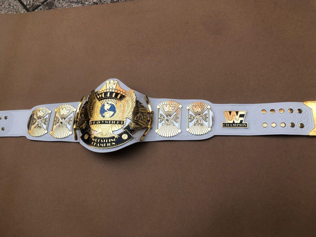 Championship Belt White Winged Eagle Dual Plated CNC